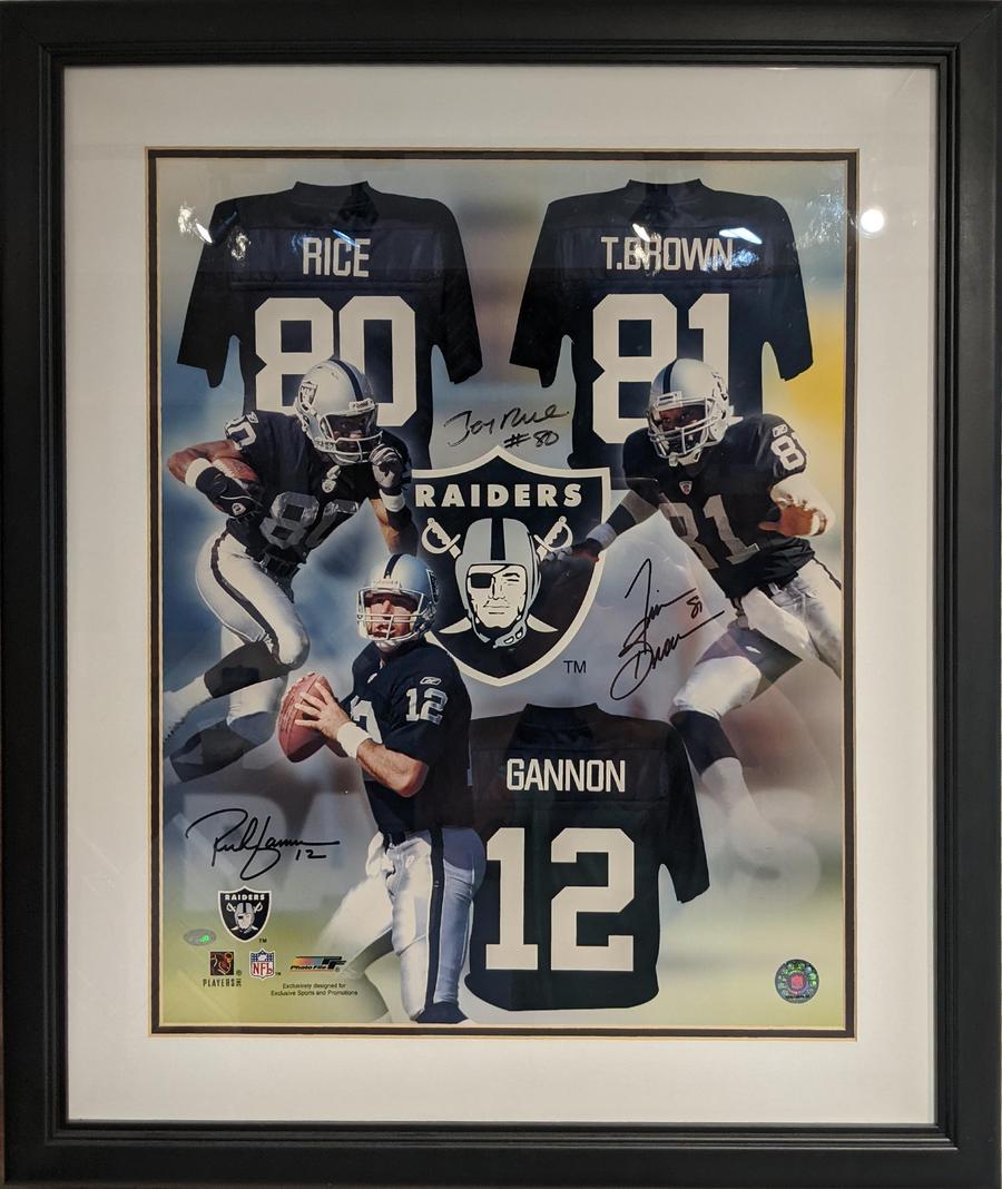 Framed On Paper Memorabilia