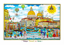 Charles Fazzino Charles Fazzino Colorful Carnival in Venice (DX)