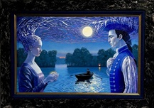 Michael Cheval Artist Irresistible Attraction (Original) (Framed)