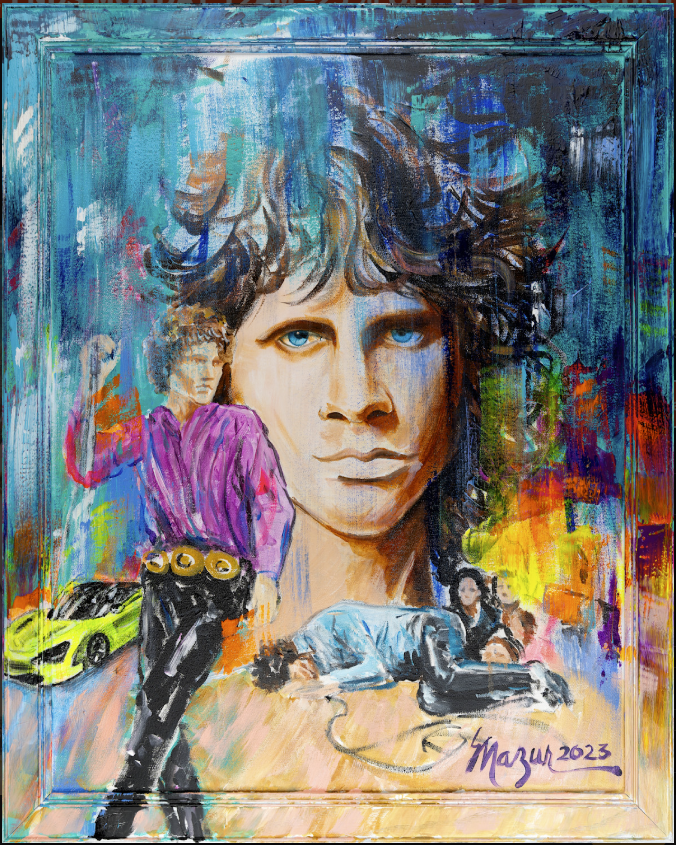 Ruby Mazur Jim Morrison (Gallery Wrapped)