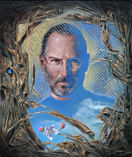 Michael Cheval Sphinx - Steve Jobs (SN) (Metal) (Mounted)