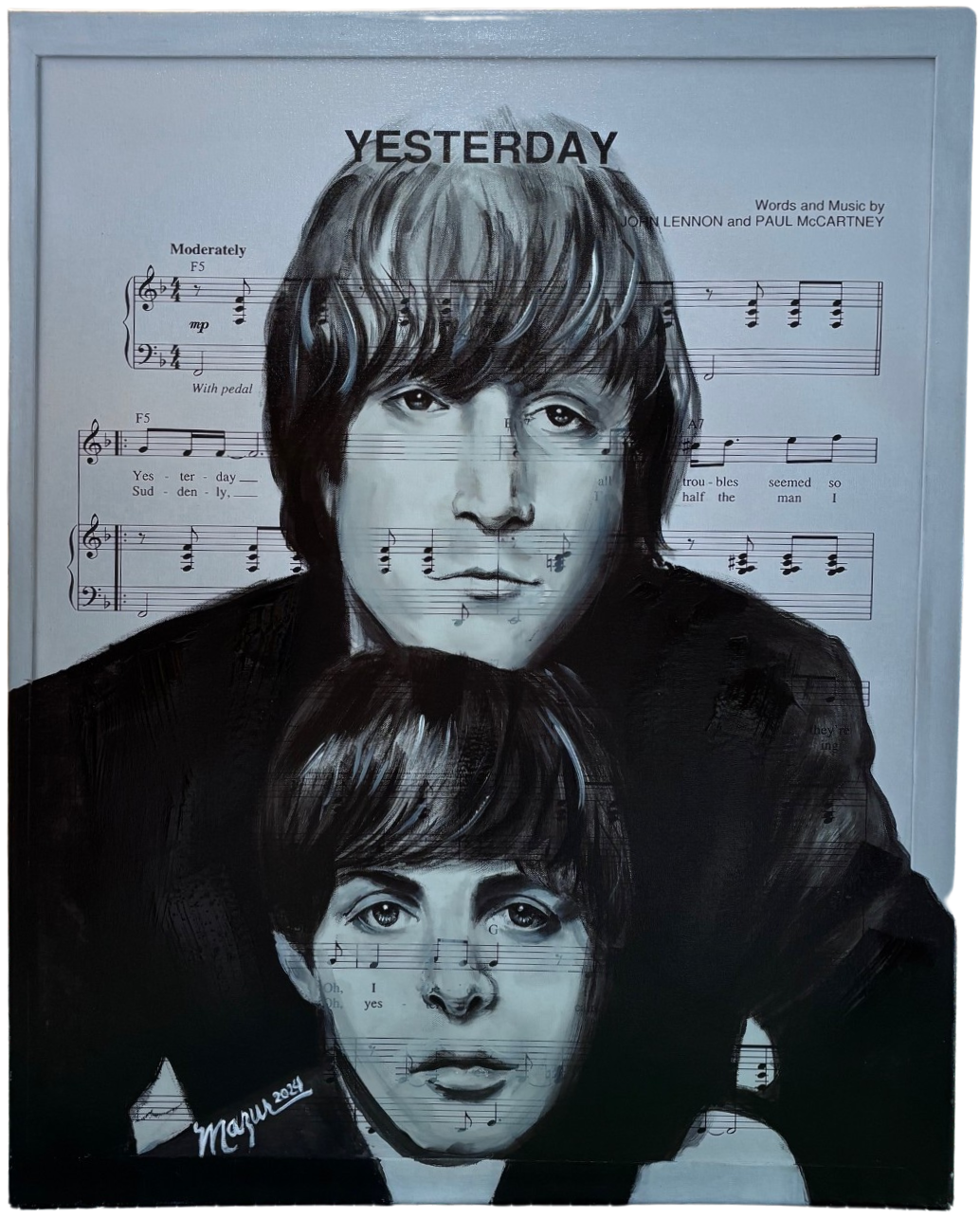 Ruby Mazur Yesterday - The Beatles (Gallery Wrapped)